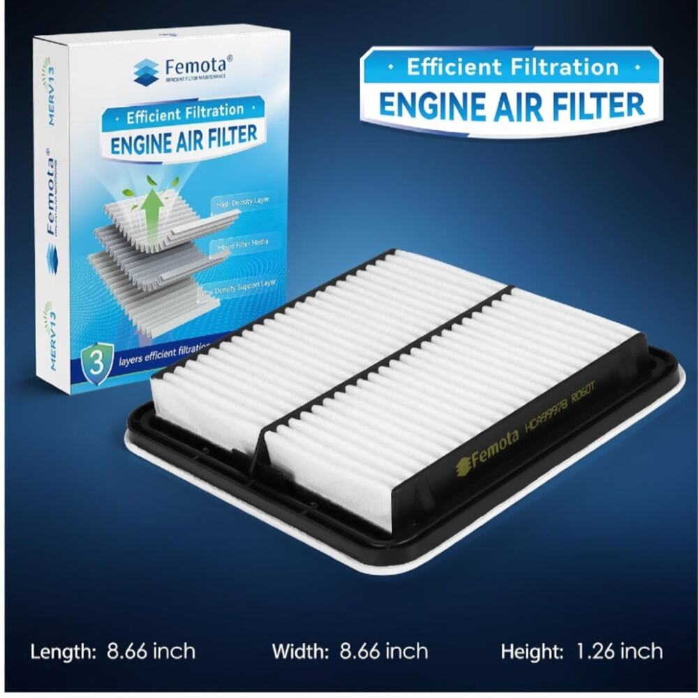 CA9997 Engine Air Filter, Pre-oiled, Longer Lifespan, for Subaru Crosstrek(16-17 - Picture 2 of 7